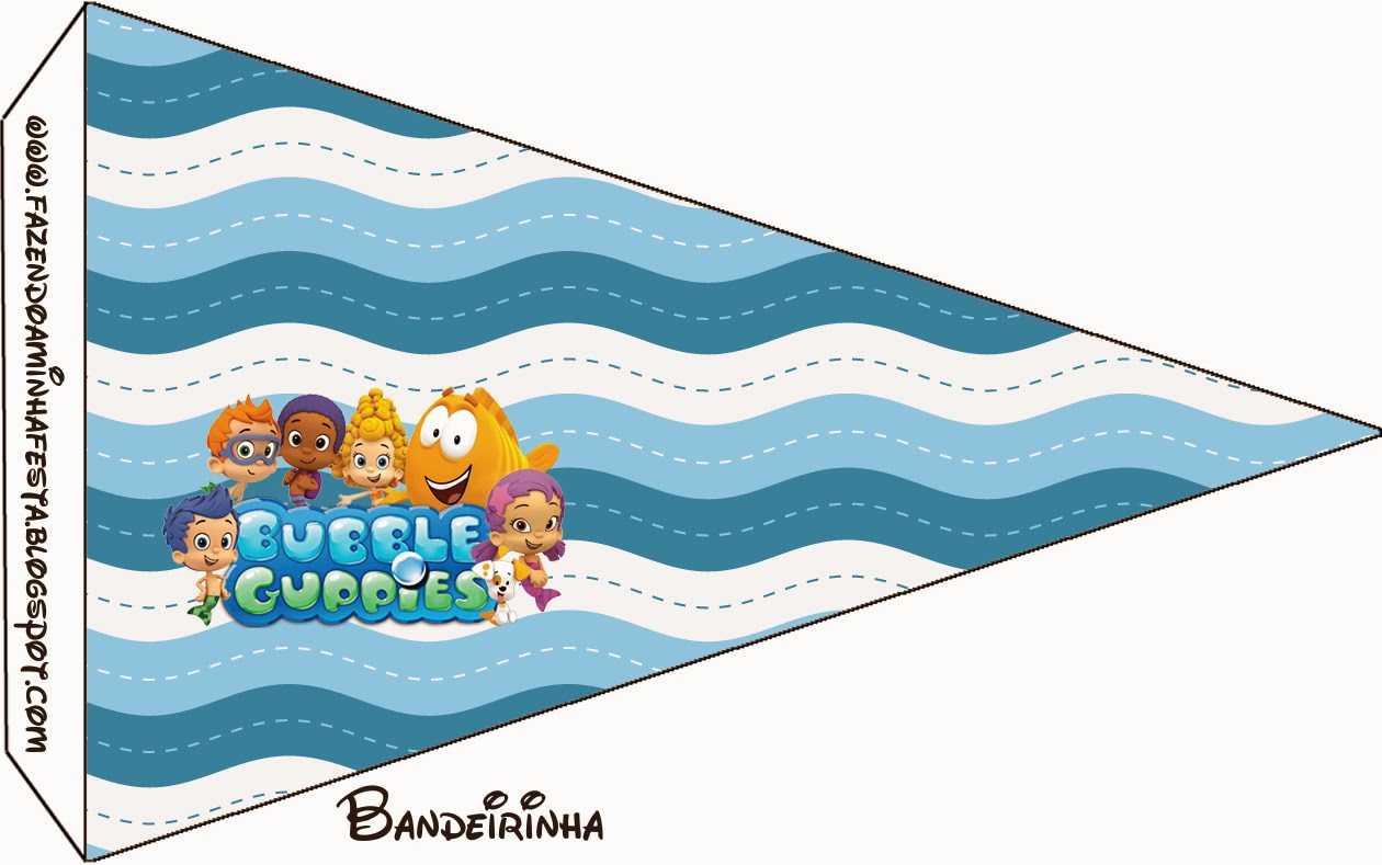 Bubble Guppies Free Party Printables. – Oh My Fiesta! In English Pertaining To Bubble Guppies Birthday Banner Template