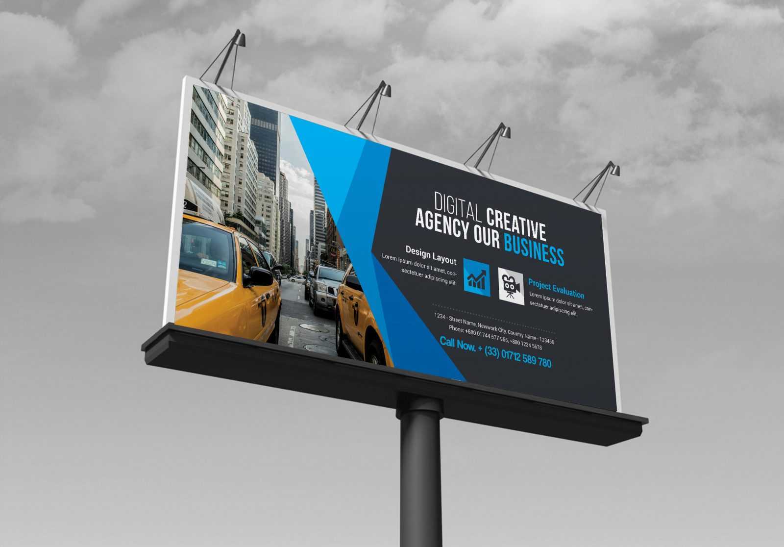 Business Billboard Banner Template 000352 – Template Catalog With Street Banner Template