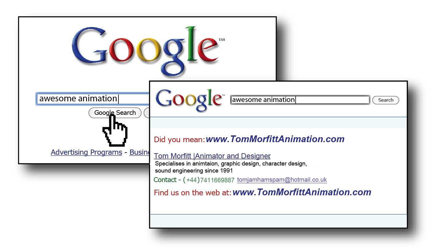 Business Card Project | Tommorfitt Animation Throughout Google Search Business Card Template
