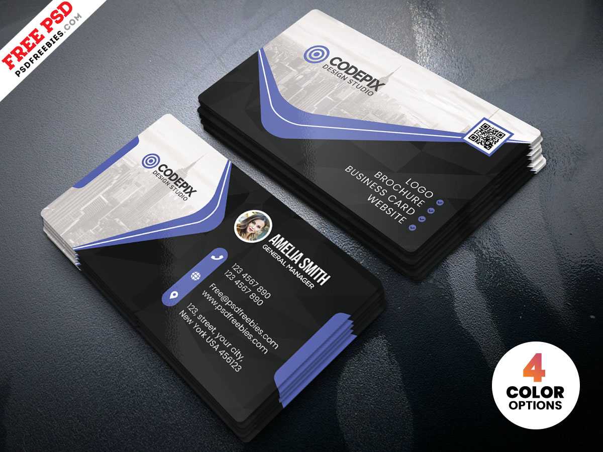 Business Card Psd Templatepsd Freebies On Dribbble With Calling Card Psd Template