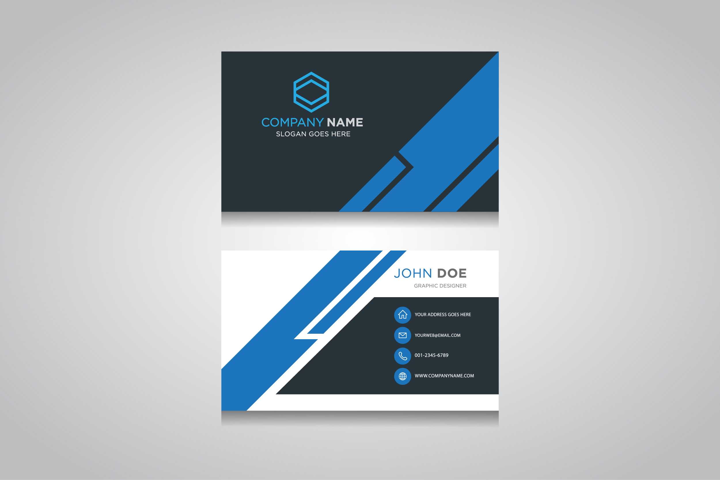 Business Card Template. Creative Business Card Pertaining To Web Design Business Cards Templates