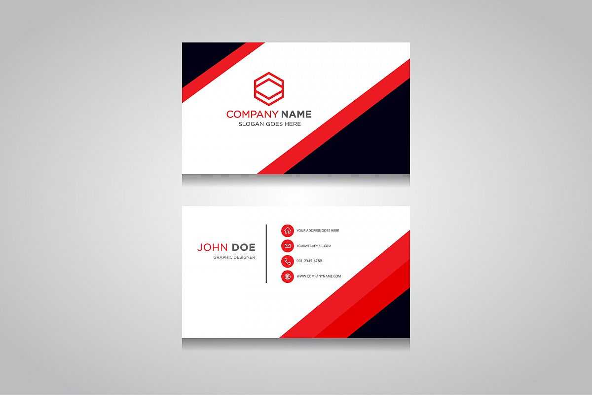 Business Card Template. Creative Business Card With Web Design Business Cards Templates