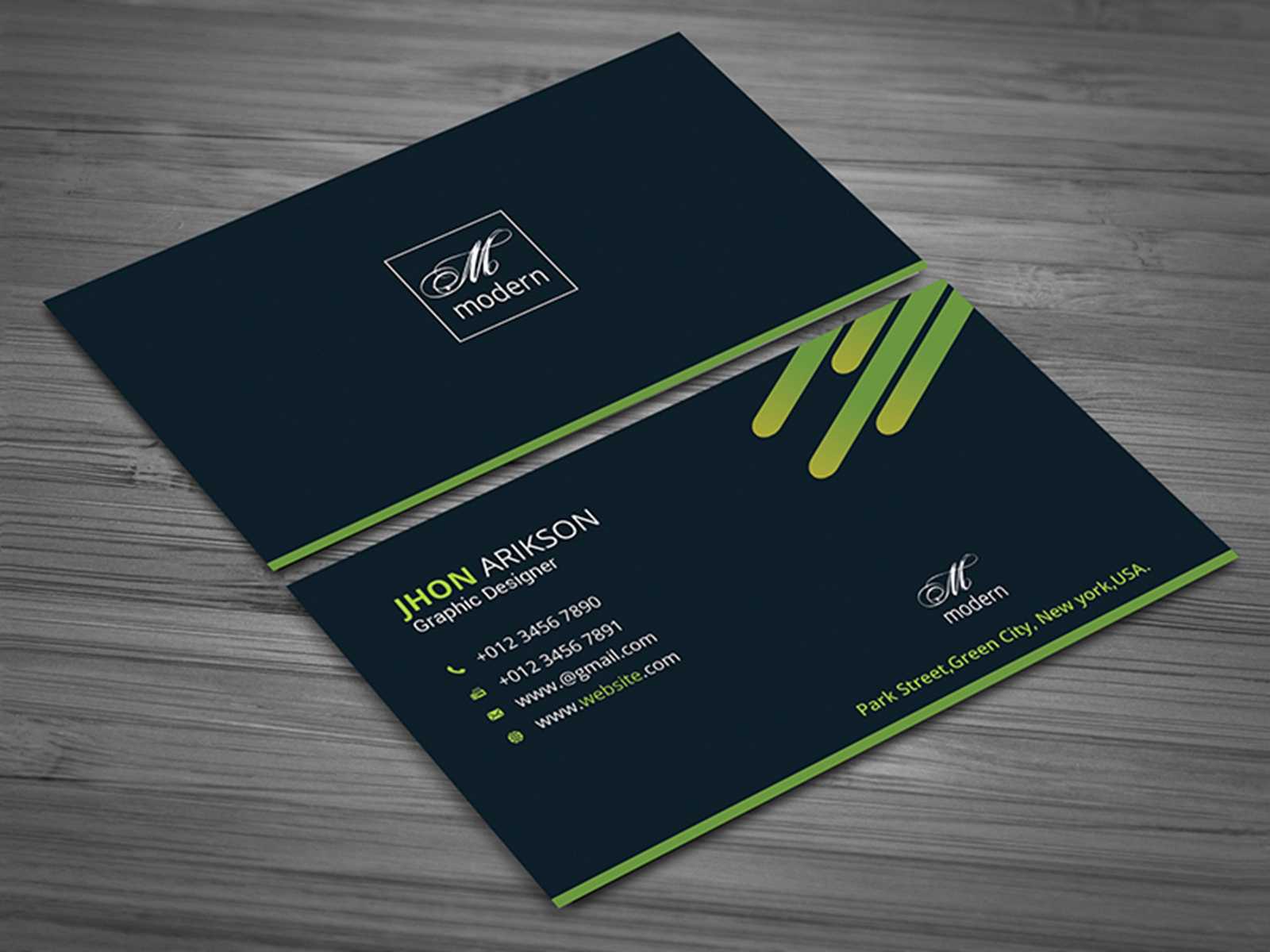 Business Card Templateakhtar Jahan On Dribbble In Buisness Card Template