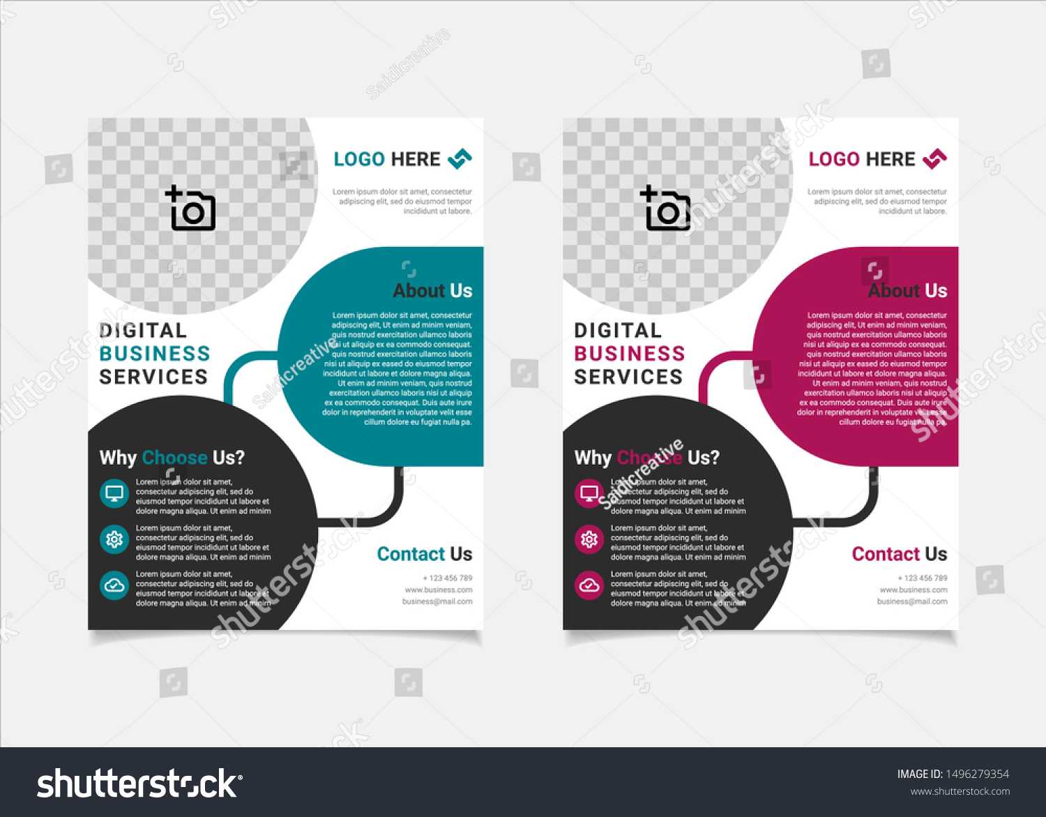 Business Flyer Template Vector Design Us Stock Vector Regarding Letter Size Brochure Template