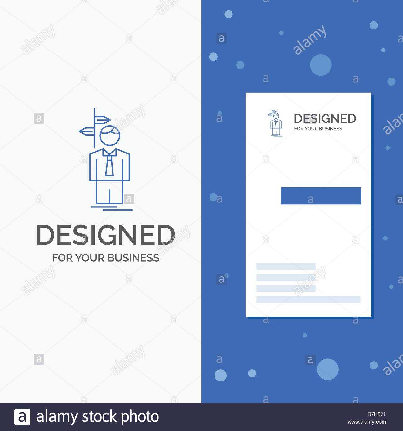 Business Logo For Arrow, Choice, Choose, Decision, Direction In Decision Card Template