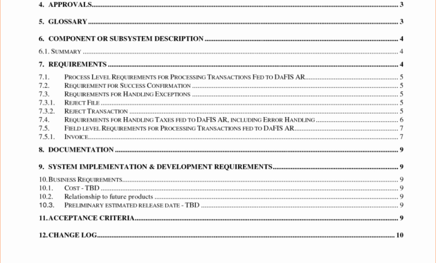 C20Be Report Requirement Template | Wiring Library in Report Requirements Template
