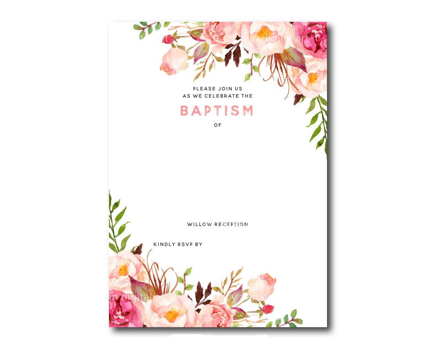 C9B5 Christening Invitation Templates | Wiring Resources Within Blank Christening Invitation Templates