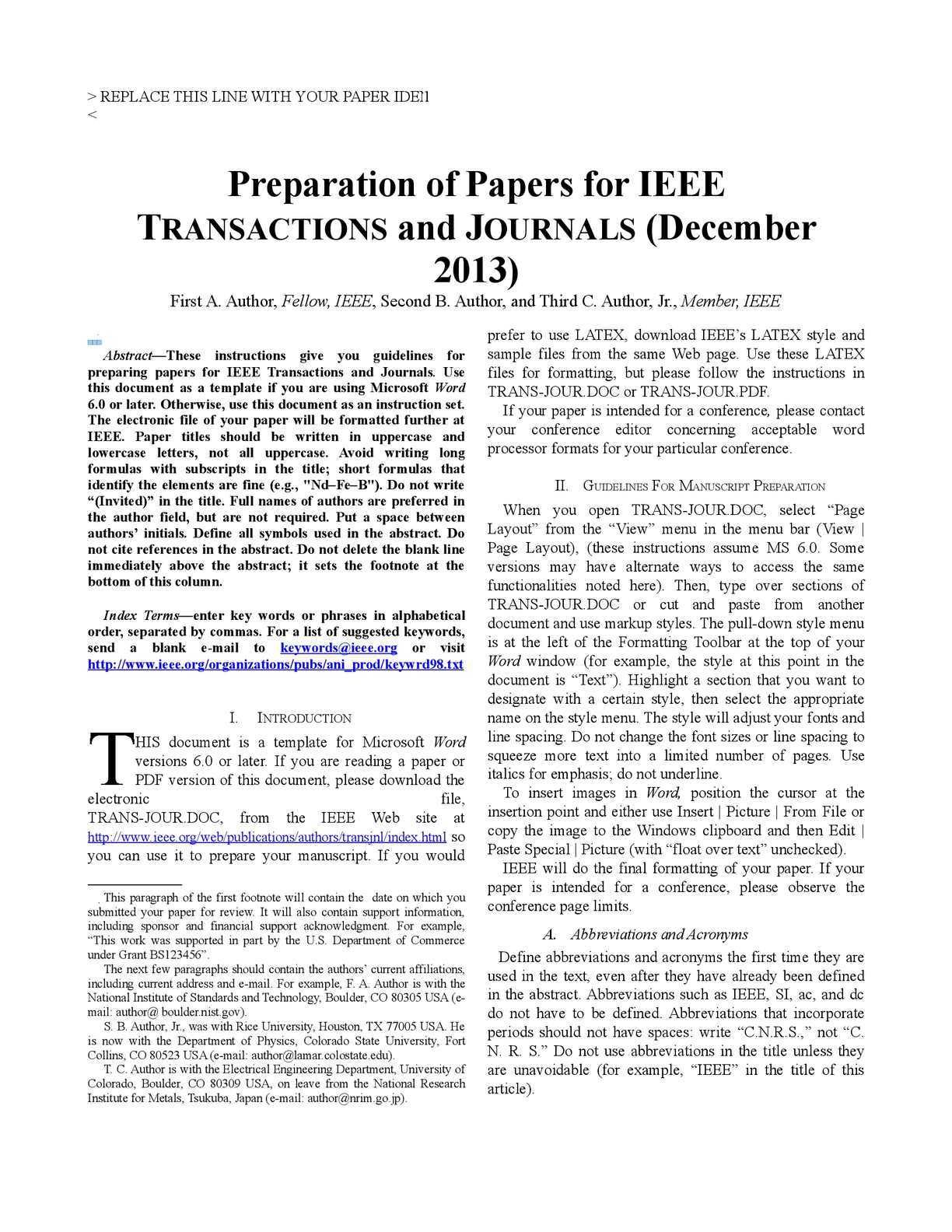 Calaméo – Para Leer In Ieee Journal Template Word