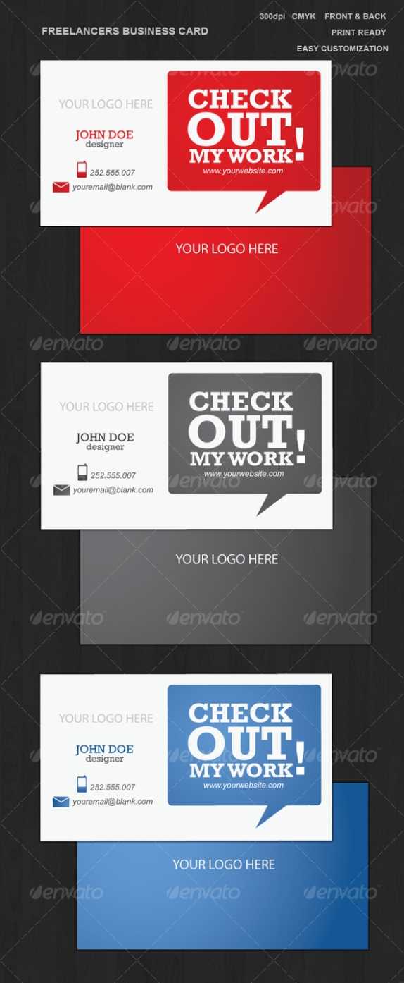 Cardview – Business Card & Visit Card Design Inspiration For Freelance Business Card Template
