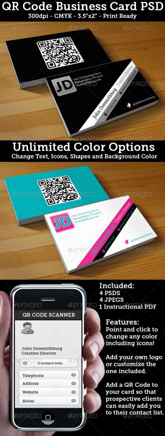 Cardview – Business Card & Visit Card Design Inspiration With Qr Code Business Card Template