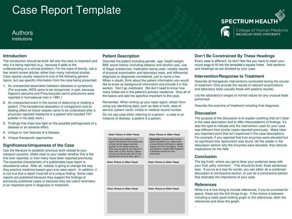 Case Report Template Authors Institutions Introduction – Ppt Pertaining To Introduction Template For Report