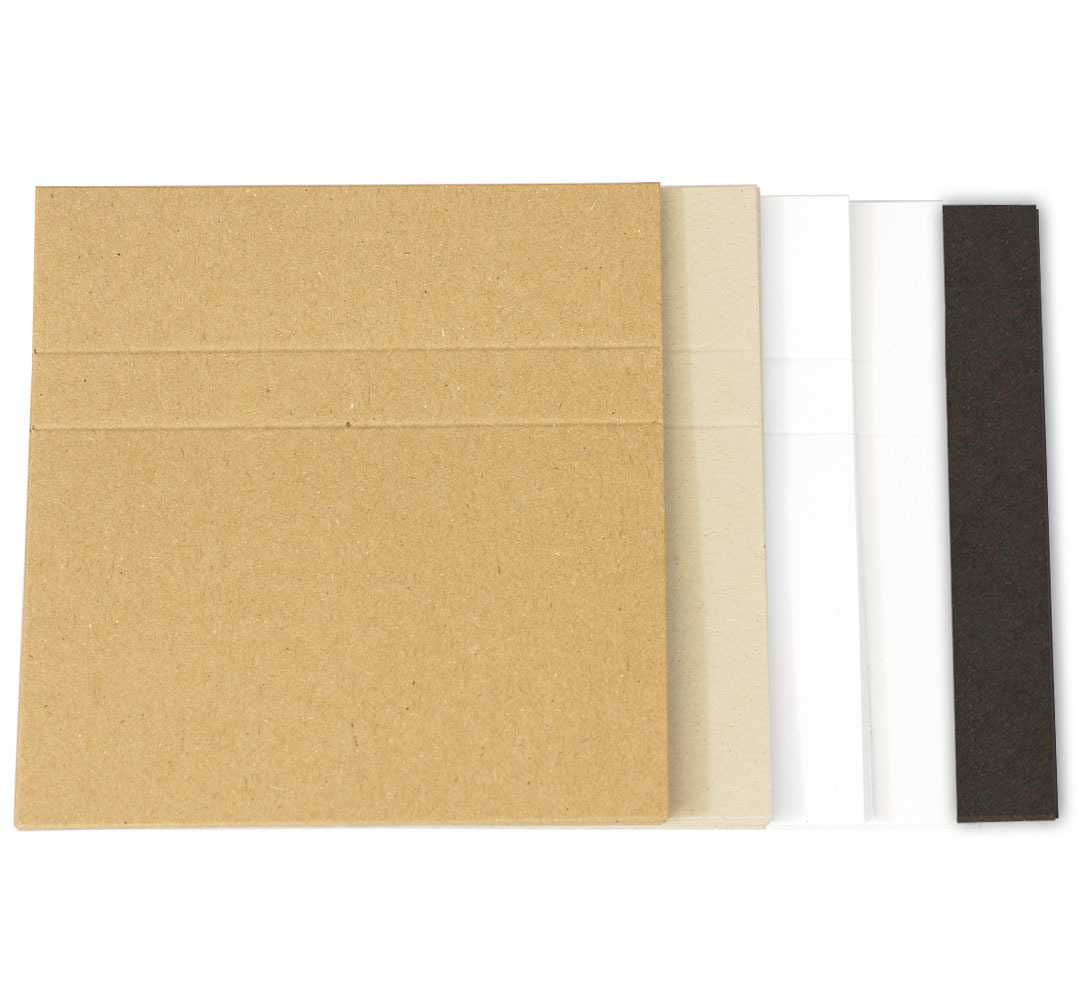 Cassette Case Blank J Cards – Brown Manila, Natural Recycled Inside Cassette J Card Template