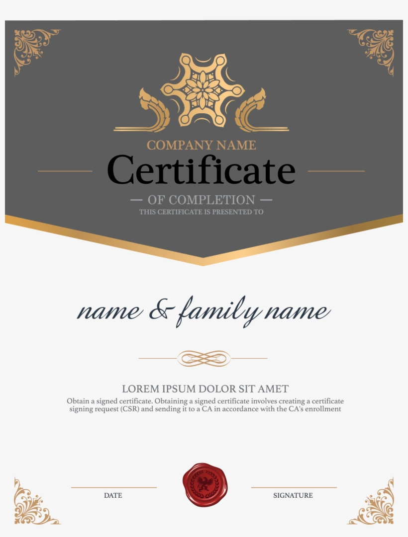 Certificate Background Png – Training Certificate Of With Iq Certificate Template