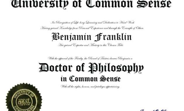 Certificate Clipart Phd, Picture #323547 Certificate Clipart Phd within Doctorate Certificate Template