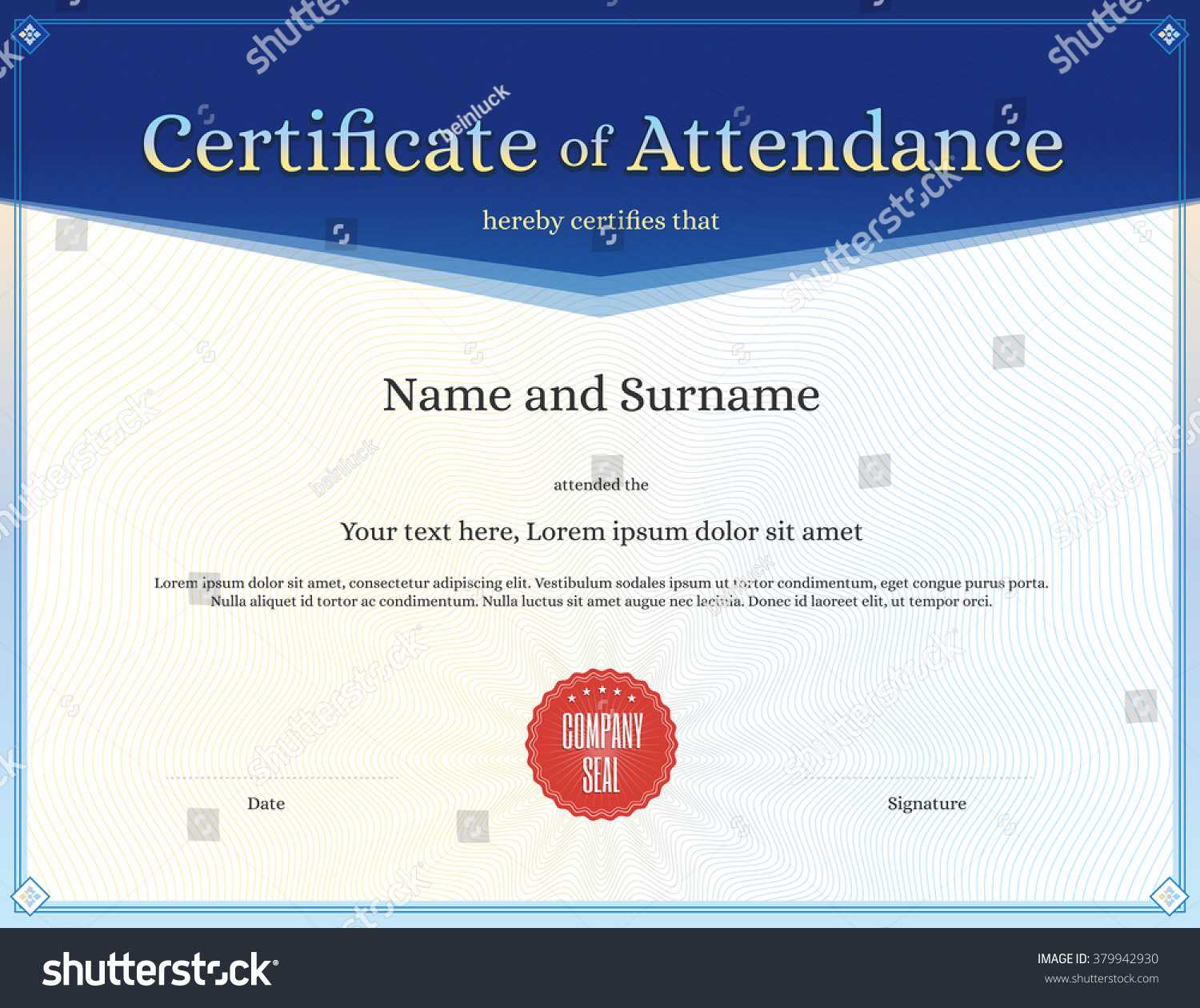 Certificate Completion Template Fresh Certificates Fice In Conference Certificate Of Attendance Template