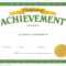 Certificate Of Achievement Template – Certificate Templates In Army Certificate Of Achievement Template