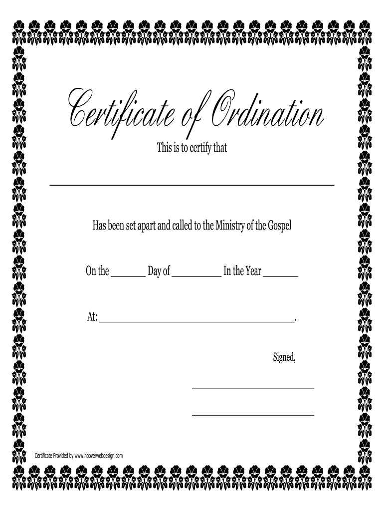 Certificate Of Ordination Template – Zohre.horizonconsulting.co For Certificate Of Ordination Template