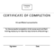 Certificate Of Training Completion Example | Templates At Within Certificate Of Appearance Template
