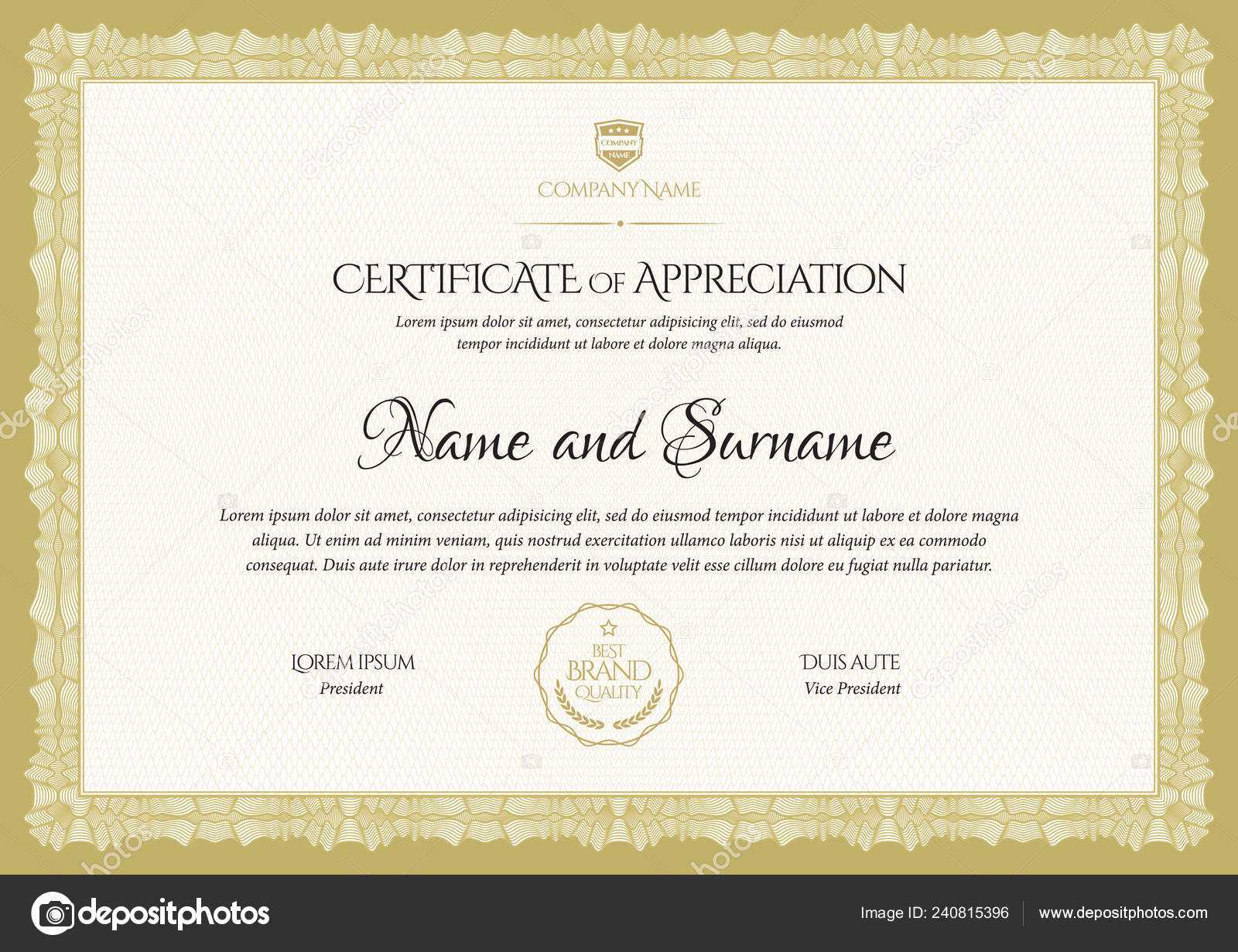 Certificate Template Diploma Modern Design Gift Certificate With Regard To Company Gift Certificate Template