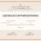 Certification Of Participation – Zohre.horizonconsulting.co Throughout Participation Certificate Templates Free Download