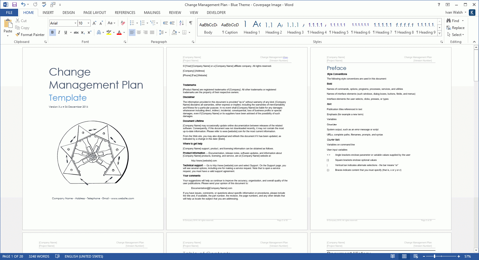 Change Management Plan Templates (Ms Office) For Software Release Notes Template Word