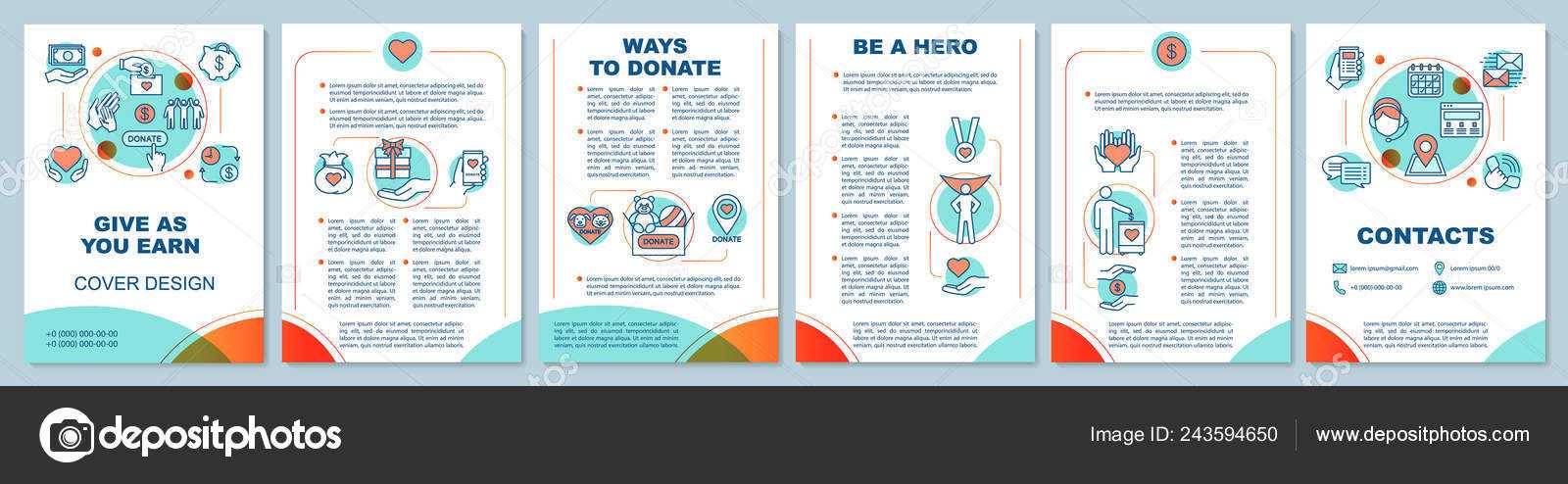 Charitable Foundation Brochure Template Volunteering Within Volunteer Brochure Template