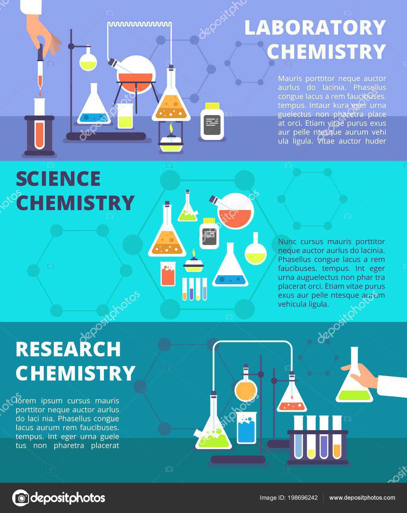 Chemistry Laboratory Research Lab And Science Technology With Science Fair Banner Template