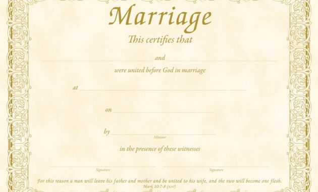Christian Certificate Template ] - Christian Marriage with regard to Christian Certificate Template
