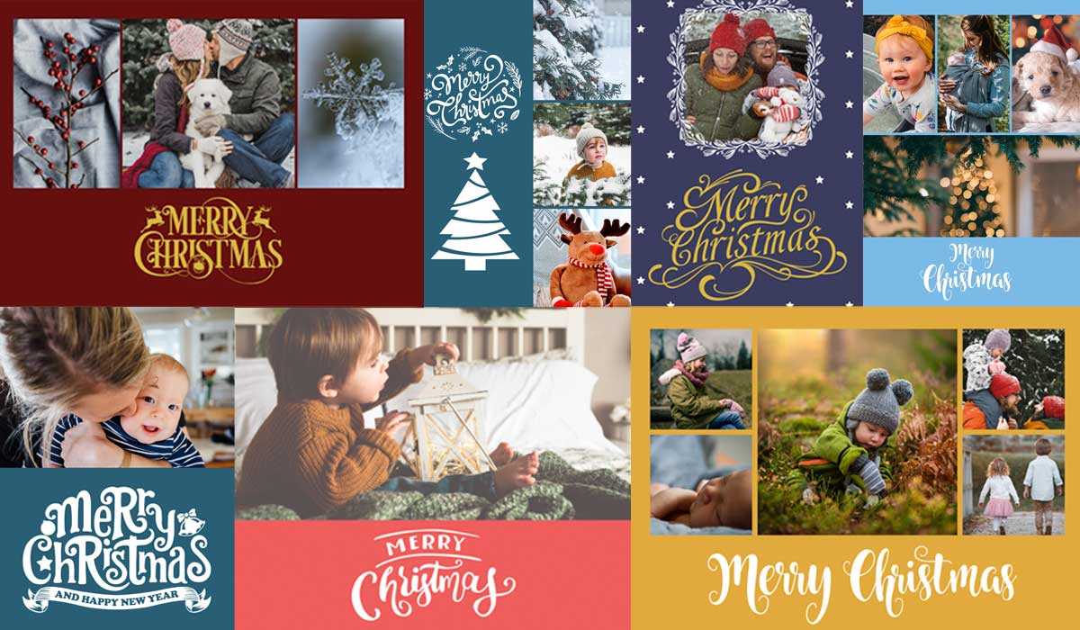 Christmas Card Psd Templates For Photographers – Slr Intended For Holiday Card Templates For Photographers
