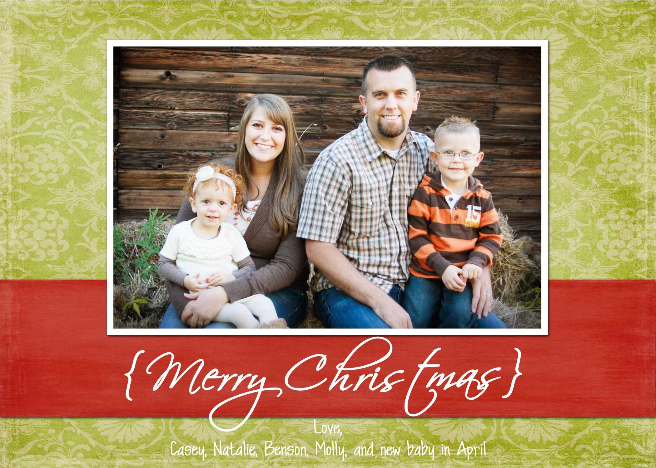 Christmas Card Templates Photoshop Free Download Penaime Throughout Christmas Photo Card Templates Photoshop