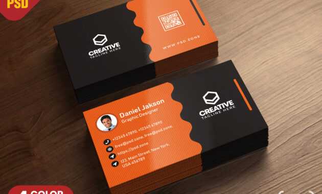 Clean Business Card Psd Templates - Psd Zone with Template Name Card Psd