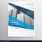 Clean Geometric Blue Brochure Template Design For For Cleaning Brochure Templates Free