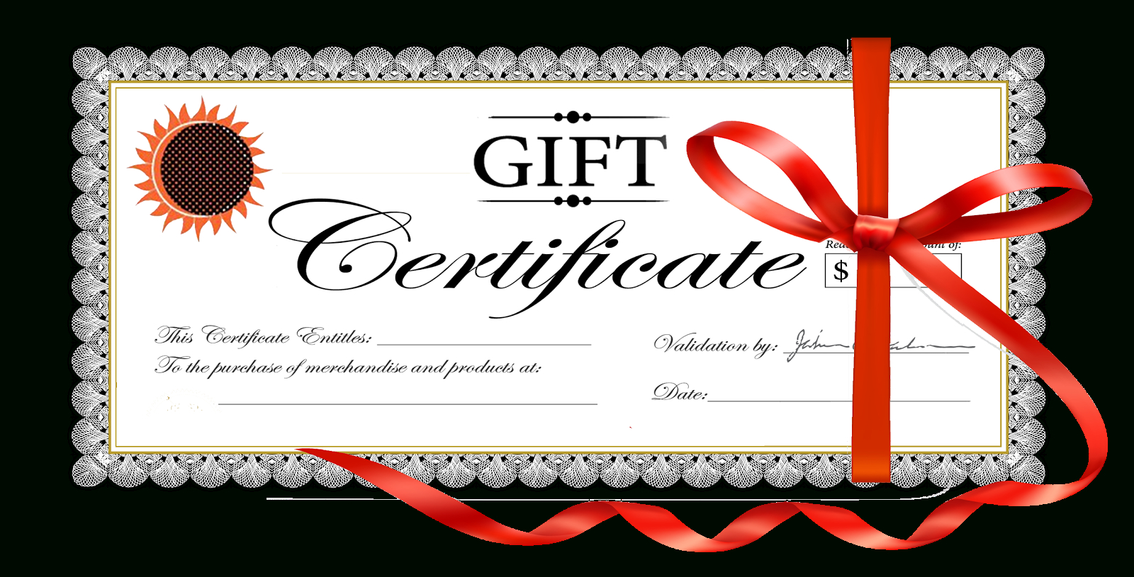 Clipart Gift Certificate Template With Regard To Tattoo Gift Certificate Template