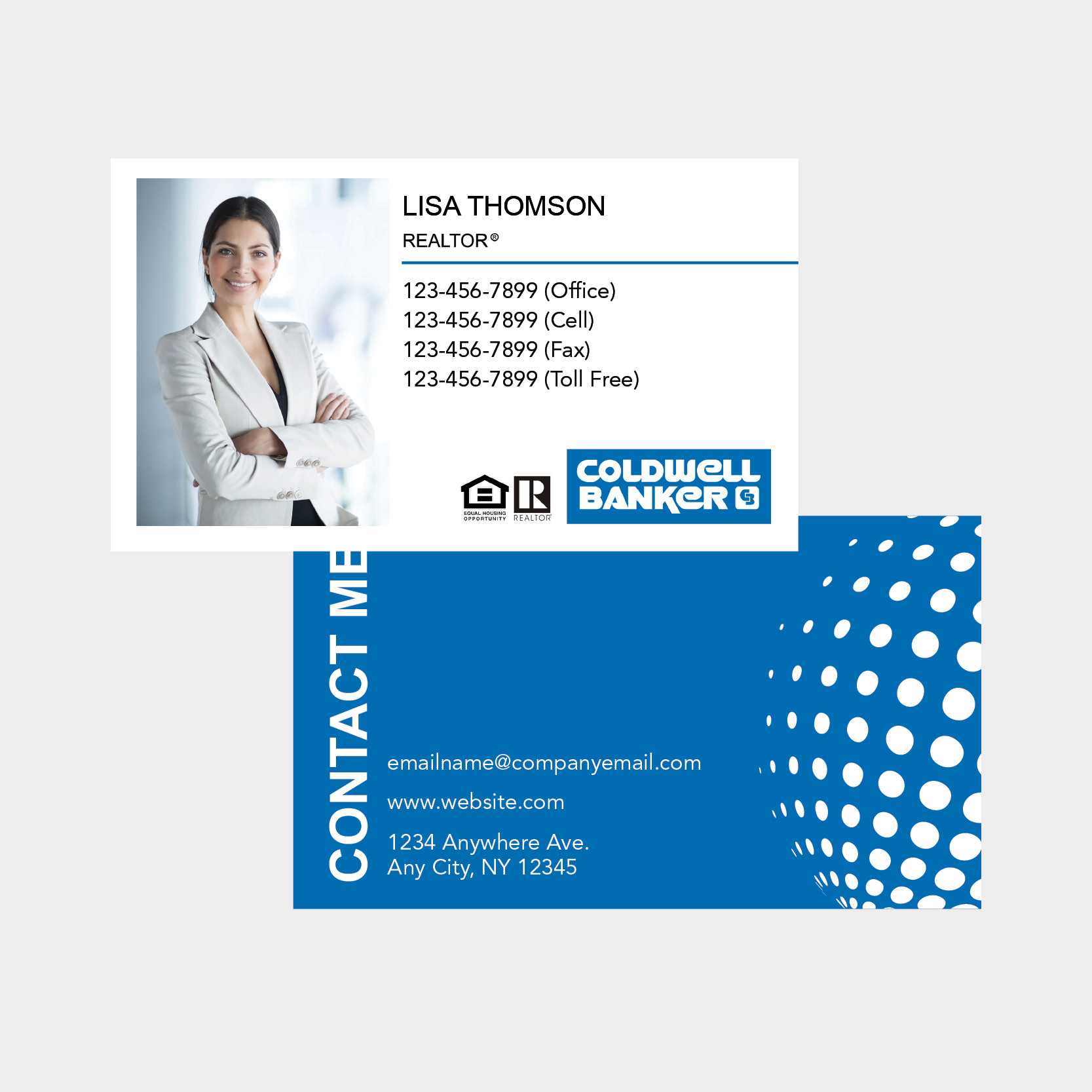 Coldwell Banker Business Cards Regarding Coldwell Banker Business Card Template