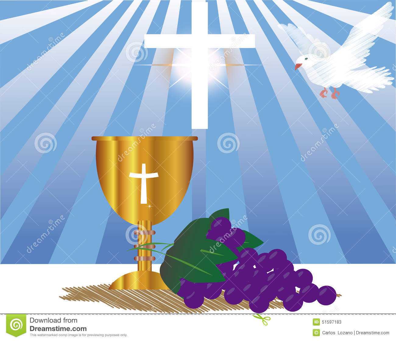 Communion Card Template Stock Illustration. Illustration Of Intended For First Holy Communion Banner Templates