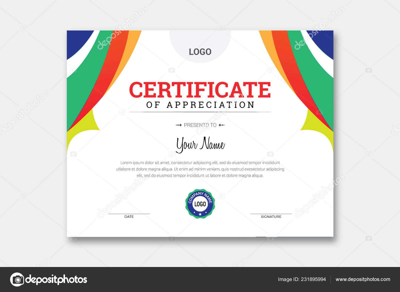 Comp Card Template Psd | Abstract Certificate Template Pertaining To Comp Card Template Download