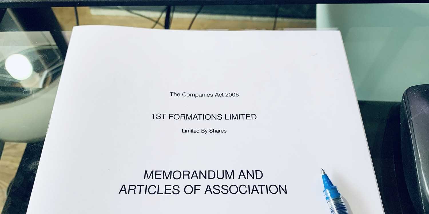 Company Memorandum And Articles Of Association Pertaining To Share Certificate Template Companies House