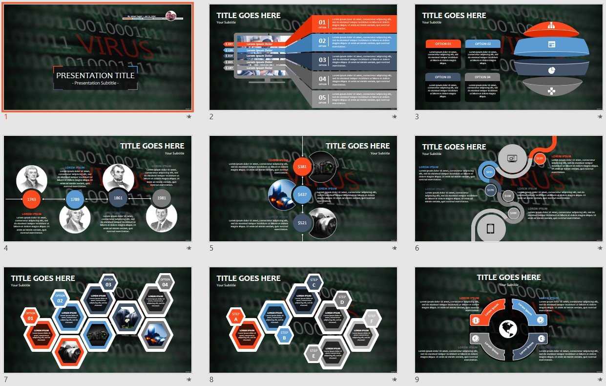 Computer Virus Powerpoint Template #94110 With Regard To Virus Powerpoint Template Free Download