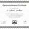 Congratulations Certificate Template For Congratulations Certificate Word Template