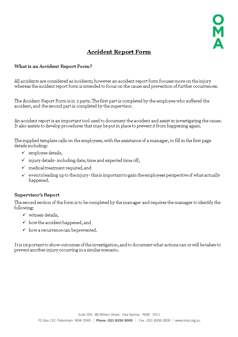 Construction Job Site Incident Report Form | Templates At Regarding Construction Accident Report Template