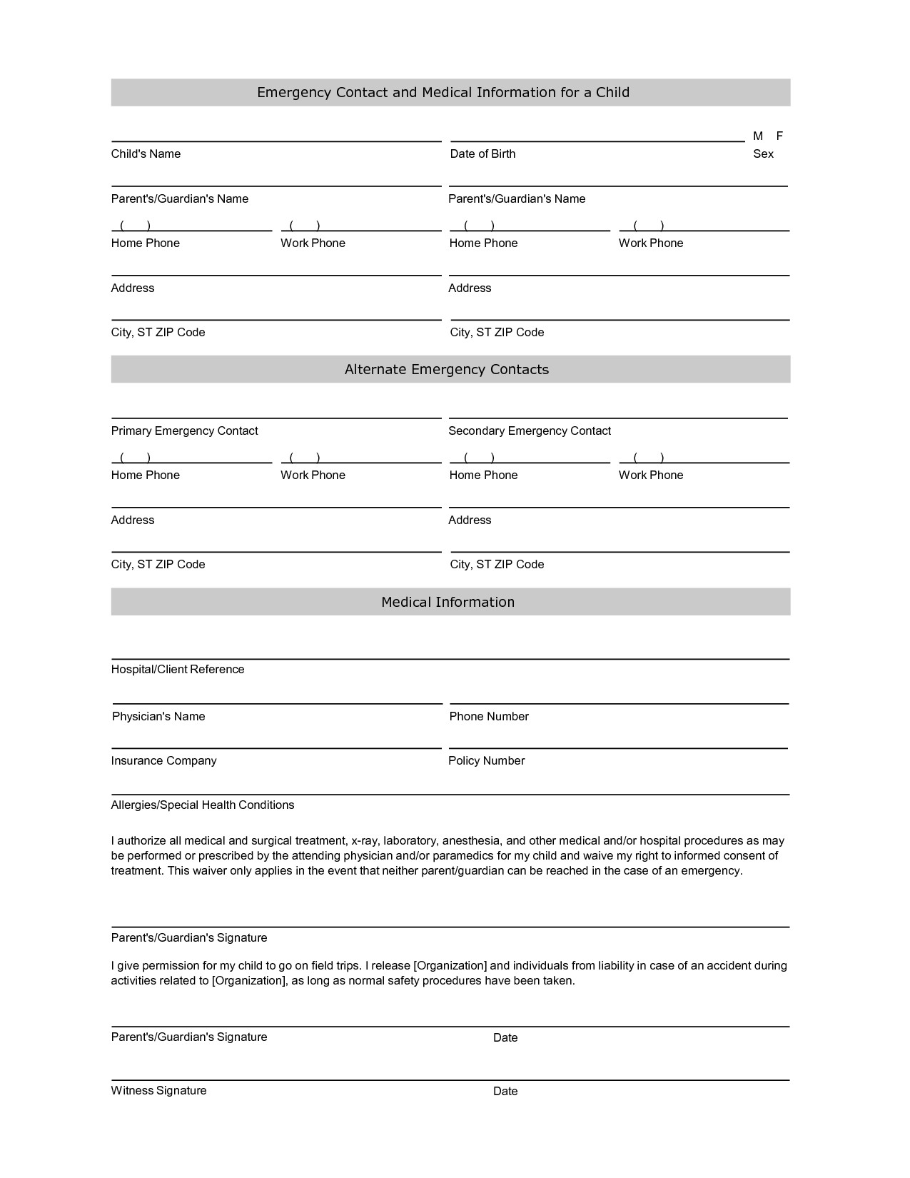 Contact Form Template Word New 8 Sample Emergency Contact Pertaining To Emergency Contact Card Template
