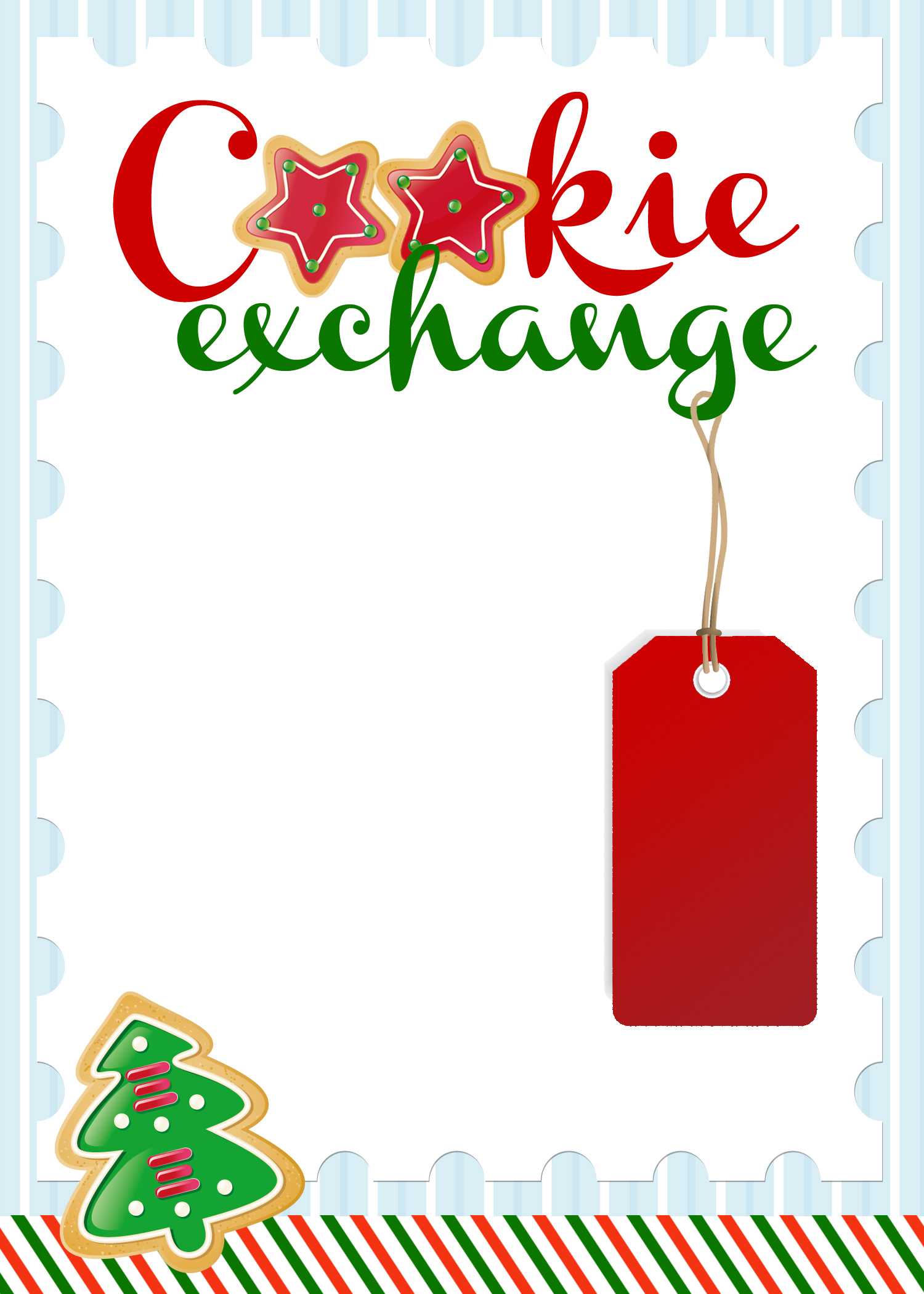 Cookie Exchange Party {Free Printables} – How To Nest For Less™ Throughout Cookie Exchange Recipe Card Template