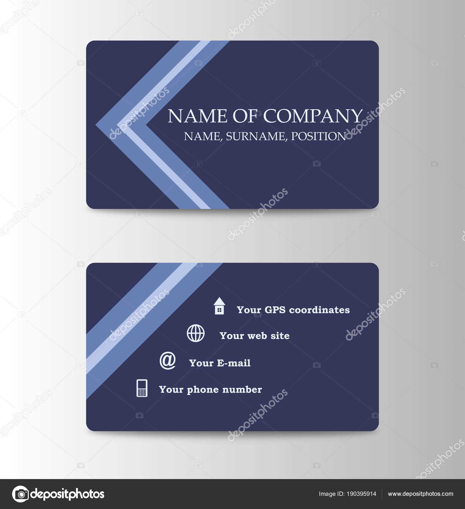 Corporate Id Card Design Template. Personal Id Card For Pertaining To Personal Identification Card Template