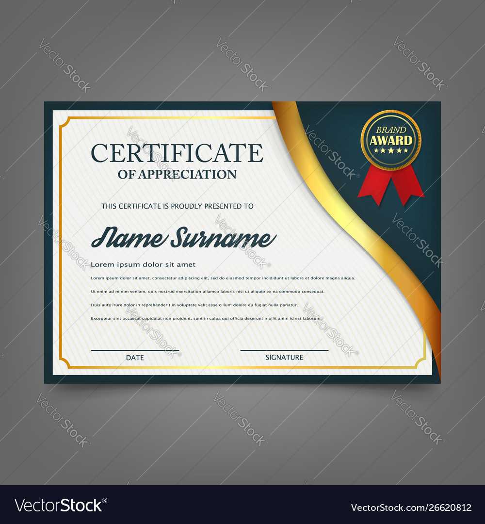 Creative Certificate Appreciation Award Regarding Academic Award Certificate Template