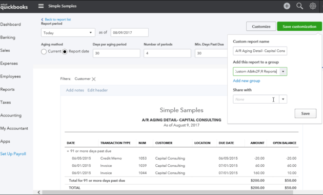 Custom Reports In Quickbooks Online - Instructions in Quick Book Reports Templates