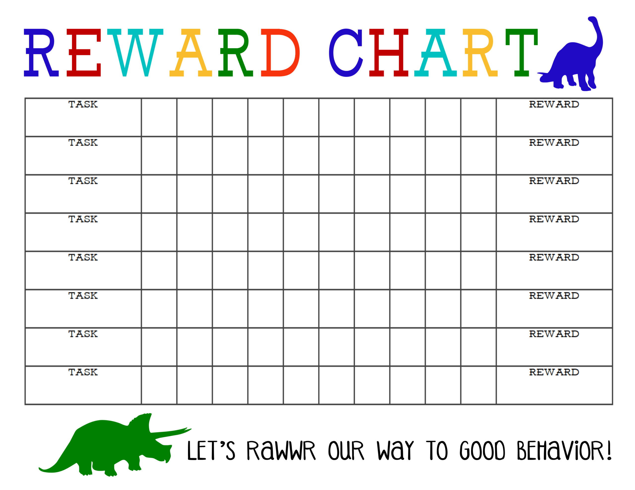 Customizable Reward Chart – Bigit.karikaturize Intended For Reward Chart Template Word