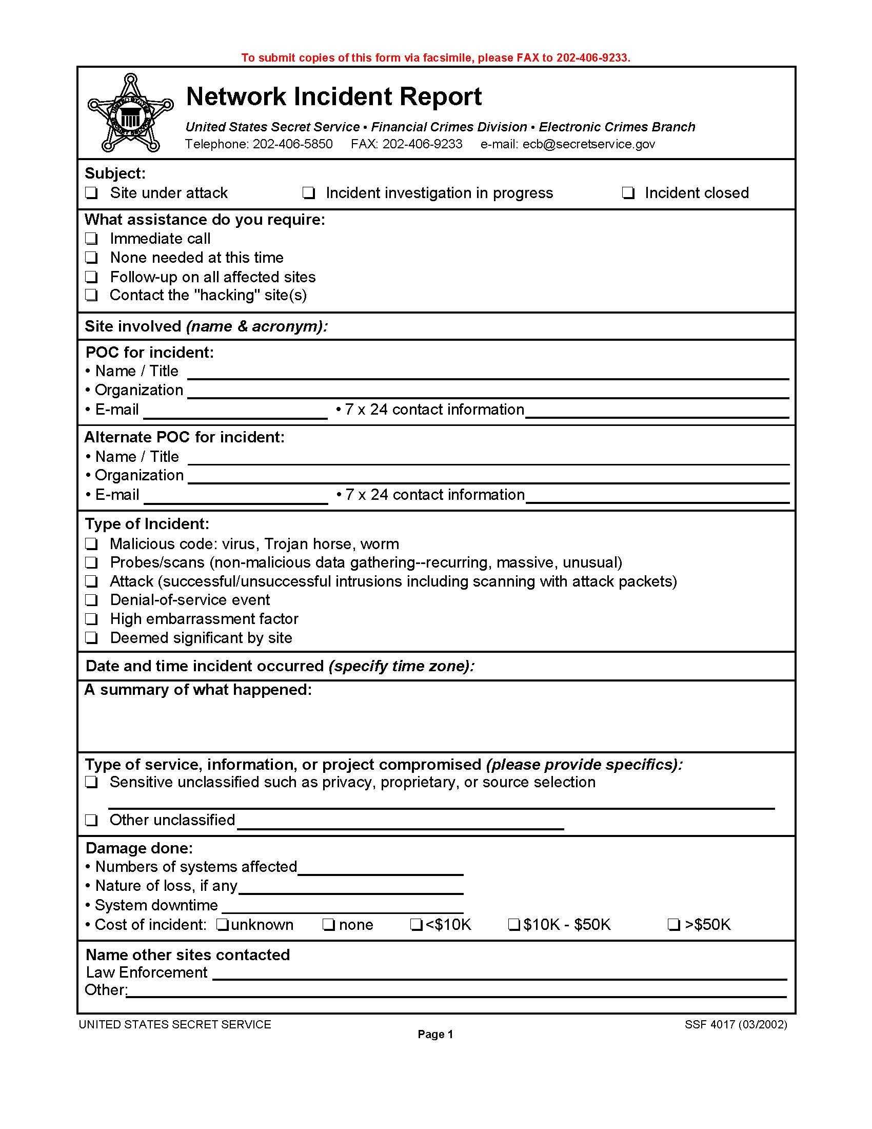 Cyber Security Incident Report Template Information Progress With Information Security Report Template