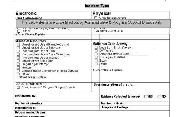 Cyber Security Incident Report Template | Templates At throughout Computer Incident Report Template