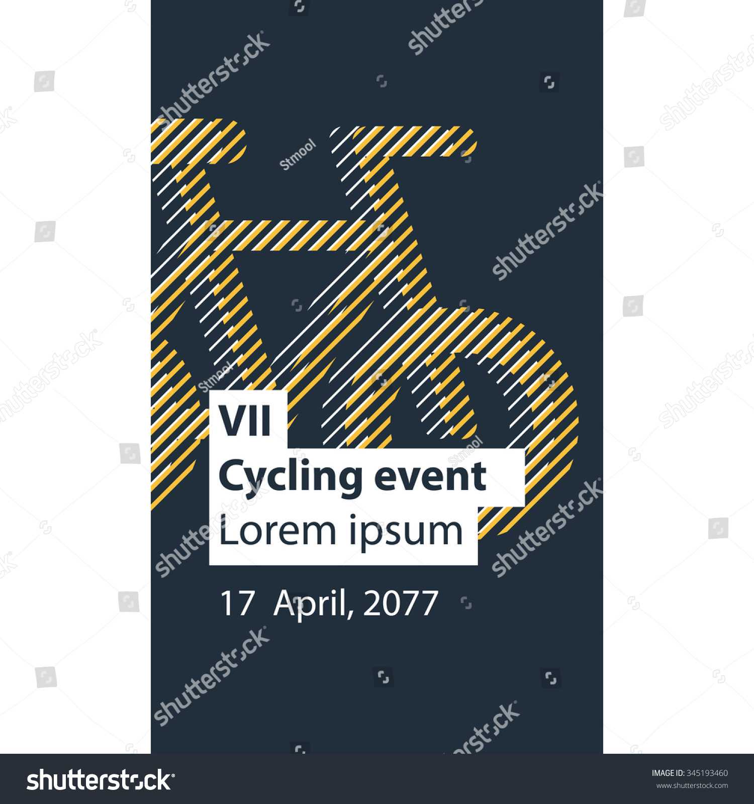 Cycling Event Banner Template Stock Vector (Royalty Free Pertaining To Event Banner Template