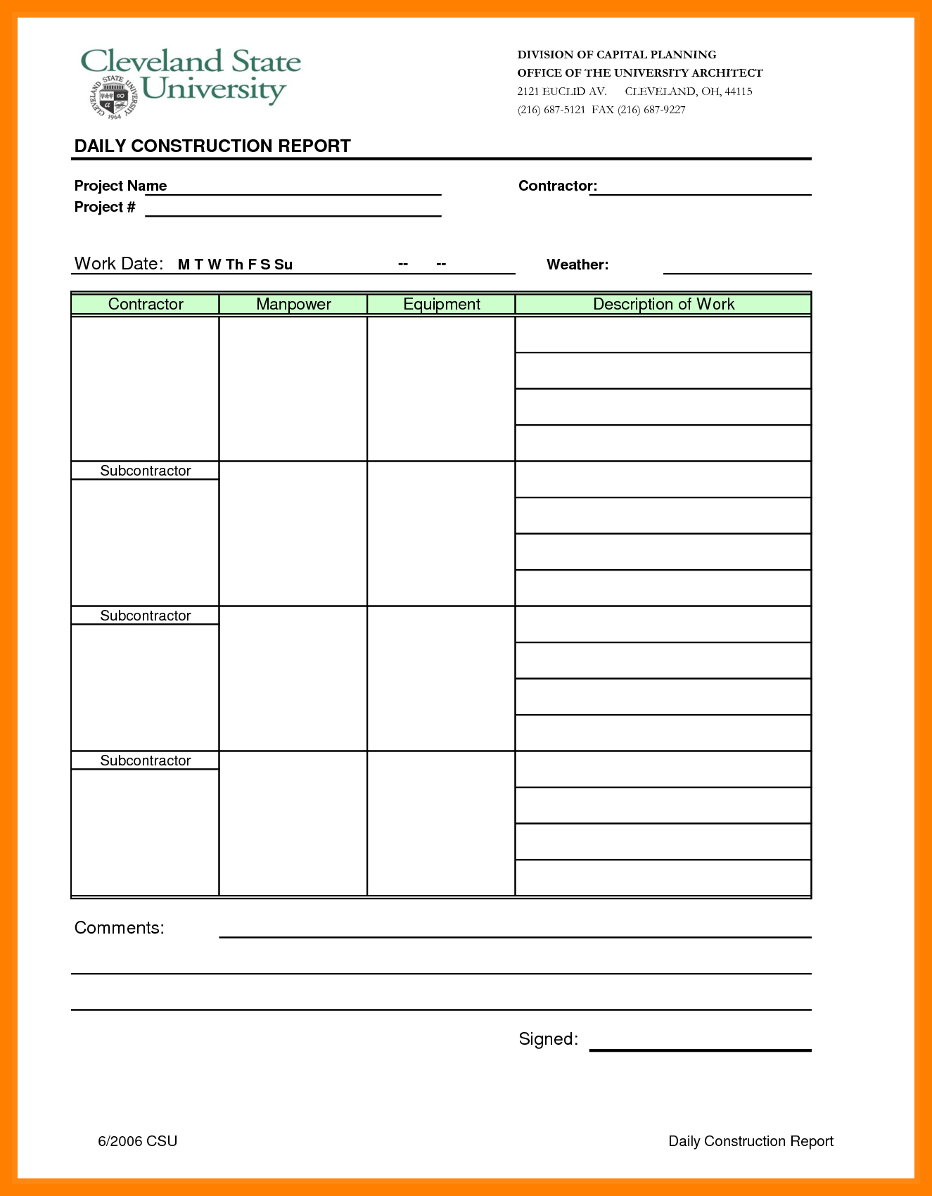 Daily Report Excel – Zohre.horizonconsulting.co For Daily Reports Construction Templates